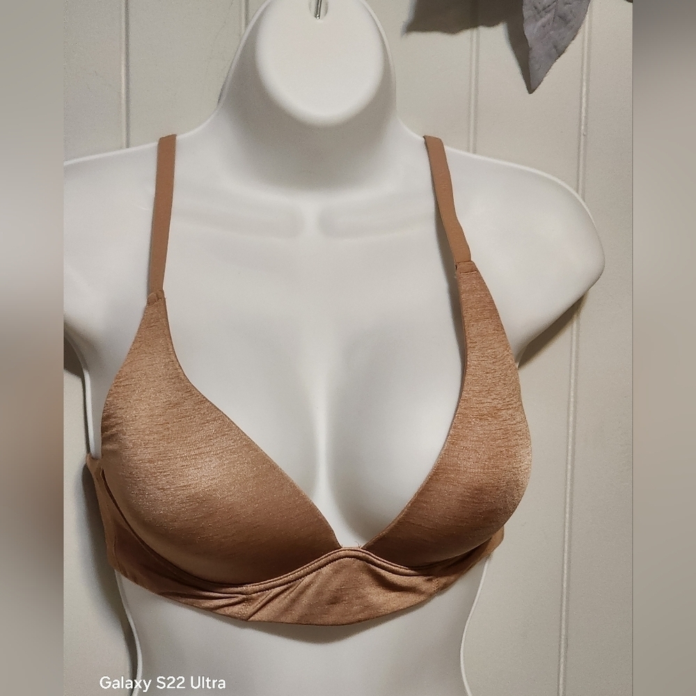 Seamless Tan Bra with Molded Cups